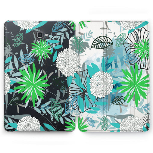 Lex Altern White Asters Case for your Samsung Galaxy tablet.