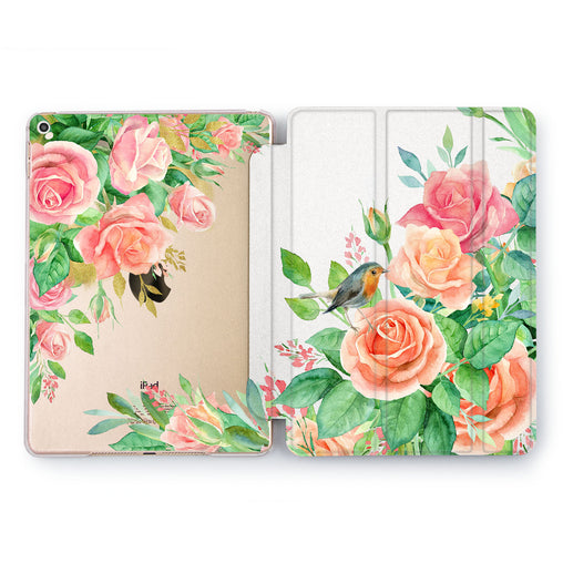 Lex Altern Floral Bird Case for your Apple tablet.