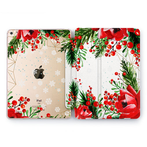 Lex Altern Snowing Berries Case for your Apple tablet.