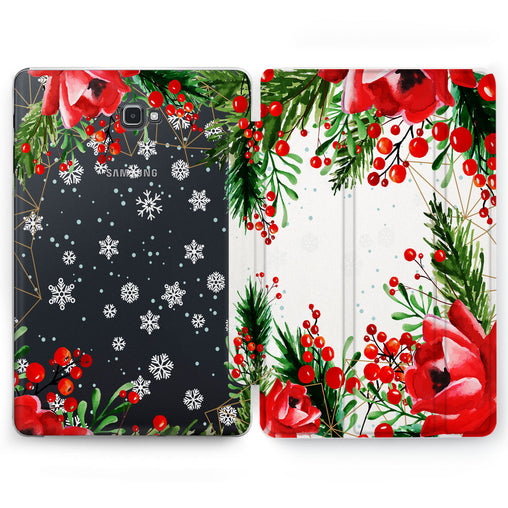 Lex Altern Snowing Berries Case for your Samsung Galaxy tablet.