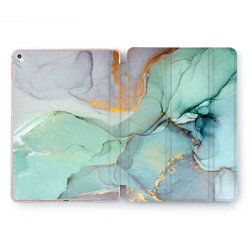Lex Altern Green Stone iPad Case for your Apple tablet.
