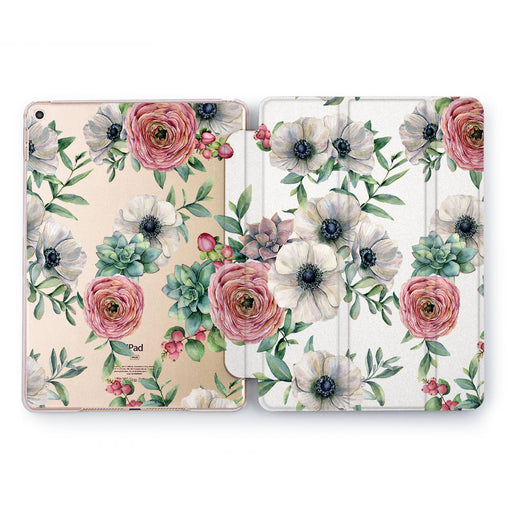 Lex Altern Greenery Pattern Case for your Apple tablet.