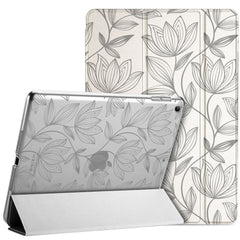 Lex Altern Apple iPad Case Gray lotus