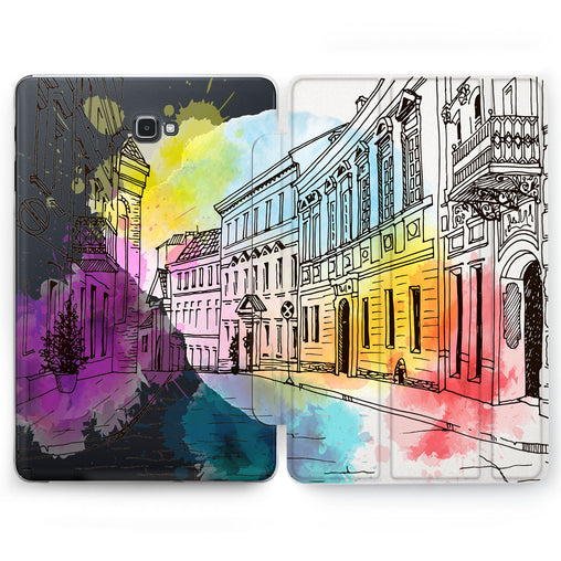 Lex Altern Colored City Case for your Samsung Galaxy tablet.