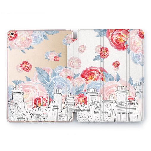 Lex Altern Peonies Town Case for your Apple tablet.