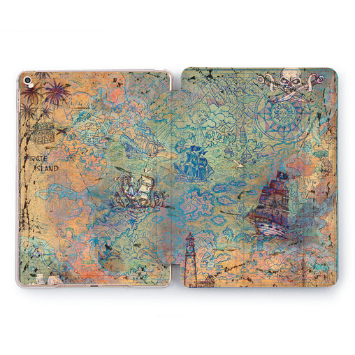 Lex Altern Treasure Map Case for your Apple tablet.