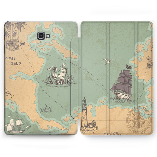 Lex Altern Pirate Island Case for your Samsung Galaxy tablet.