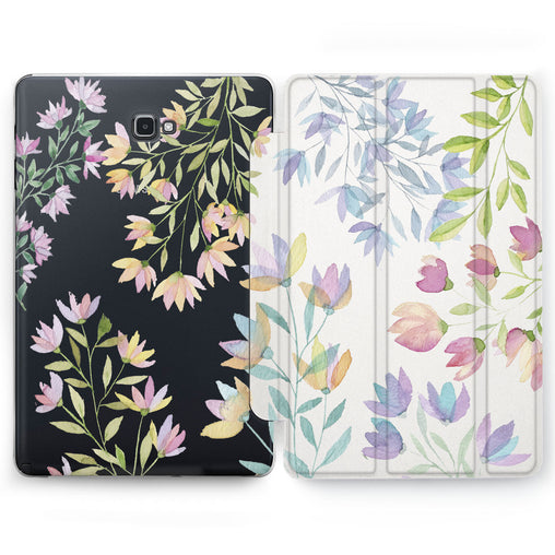 Lex Altern Pastel Bellflowers Case for your Samsung Galaxy tablet.