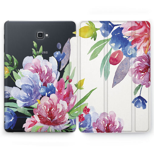 Lex Altern Watercolor Tulips Case for your Samsung Galaxy tablet.
