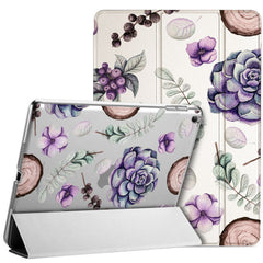 Lex Altern Apple iPad Case Purple Succulent