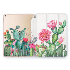 Lex Altern Flower Cacti Case for your Apple tablet.