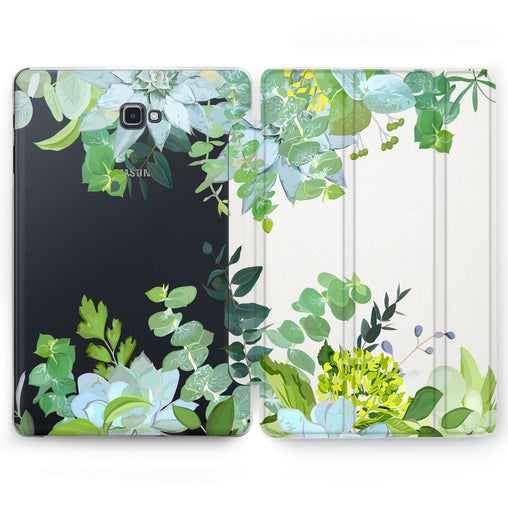 Lex Altern Floral Succulent Case for your Samsung Galaxy tablet.