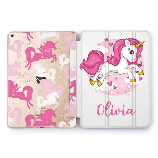 Lex Altern Pink Unicorn Case for your Apple tablet.