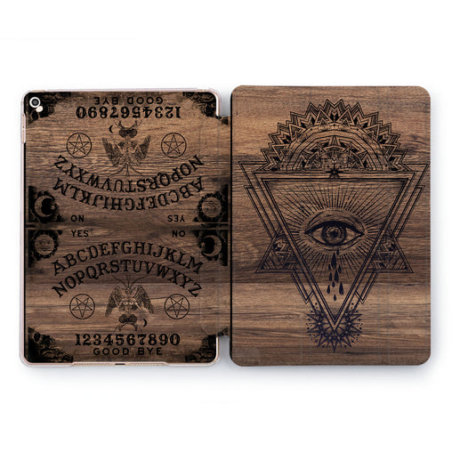 Lex Altern Ouija Wood Case for your Apple tablet.