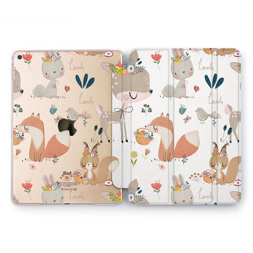 Lex Altern Forest Creatures Case for your Apple tablet.