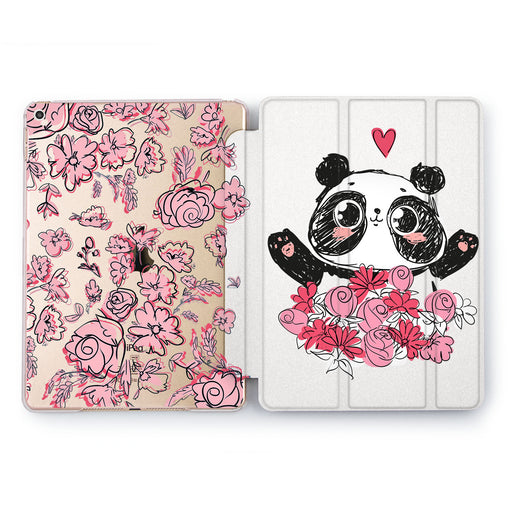 Lex Altern Floral Panda Case for your Apple tablet.