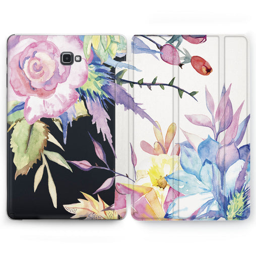 Lex Altern Violet Roses Case for your Samsung Galaxy tablet.