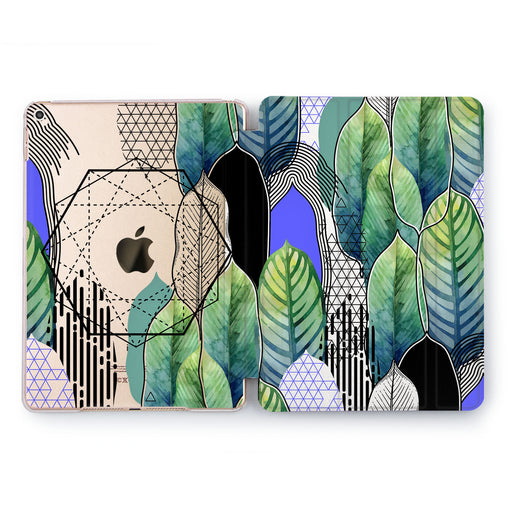 Lex Altern Hexagon Feathers Case for your Apple tablet.