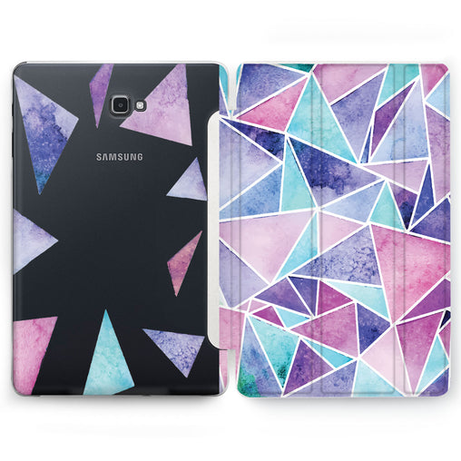 Lex Altern Triangles Warp Case for your Samsung Galaxy tablet.