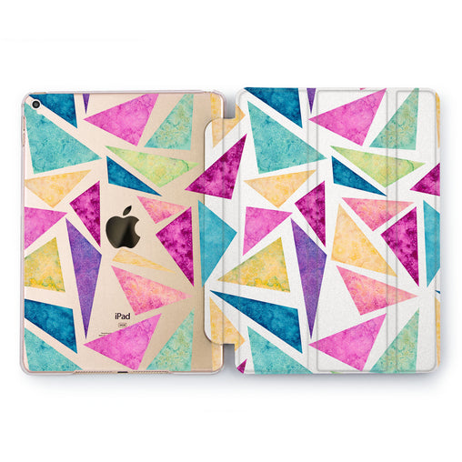 Lex Altern Multicolorув Triangle Case for your Apple tablet.