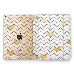 Lex Altern Geometrical Waves Case for your Apple tablet.