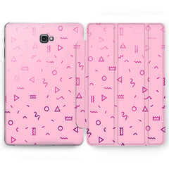 Lex Altern Pink Symbols Case for your Samsung Galaxy tablet.