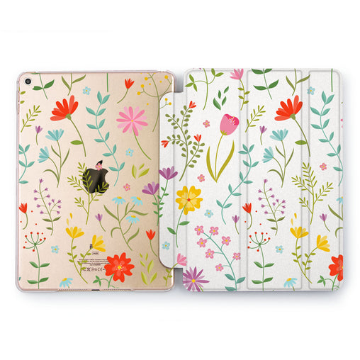 Lex Altern Watercolor Flowers Case for your Apple tablet.