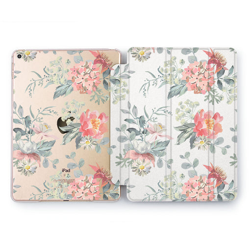 Lex Altern Pastel Flowers Case for your Apple tablet.