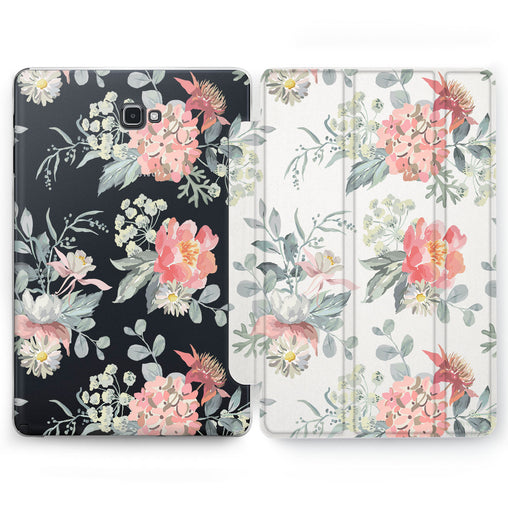 Lex Altern Pastel Flowers Case for your Samsung Galaxy tablet.