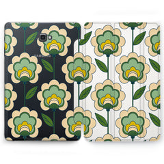 Lex Altern Green Flowers Case for your Samsung Galaxy tablet.