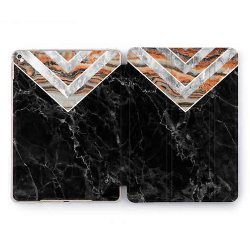 Lex Altern Black Triangles Case for your Apple tablet.