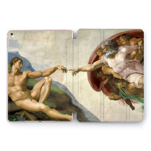 Lex Altern The Creation of Adam Case for your Apple tablet.