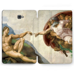 Lex Altern The Creation of Adam Case for your Samsung Galaxy tablet.