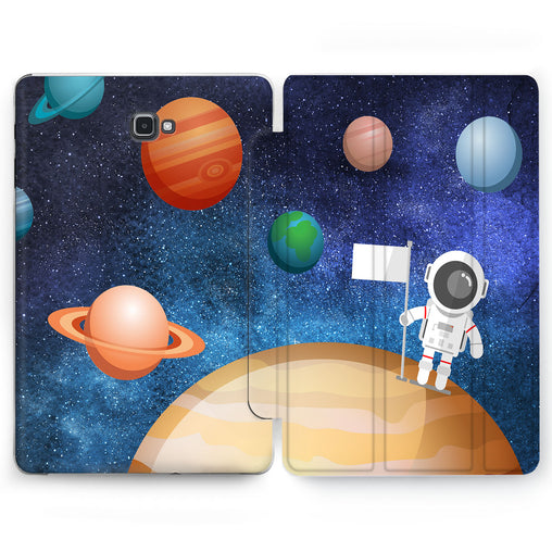 Lex Altern Astronaut Flag Case for your Samsung Galaxy tablet.