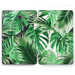 Lex Altern Green Monstera Case for your Samsung Galaxy tablet.