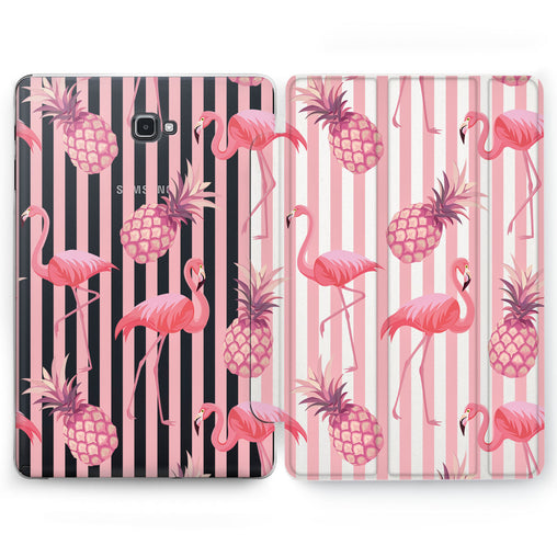 Lex Altern Pineapple Flamingo Case for your Samsung Galaxy tablet.