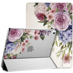 Lex Altern Apple iPad Case Purple Roses