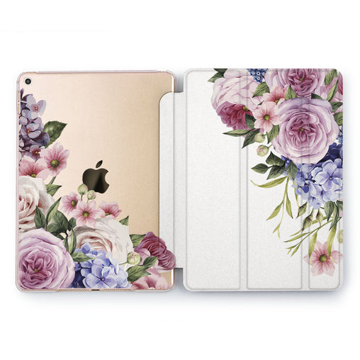 Lex Altern Purple Roses Case for your Apple tablet.