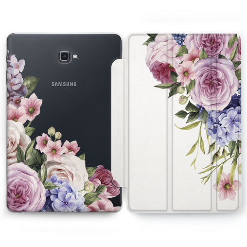 Lex Altern Purple Roses Case for your Samsung Galaxy tablet.
