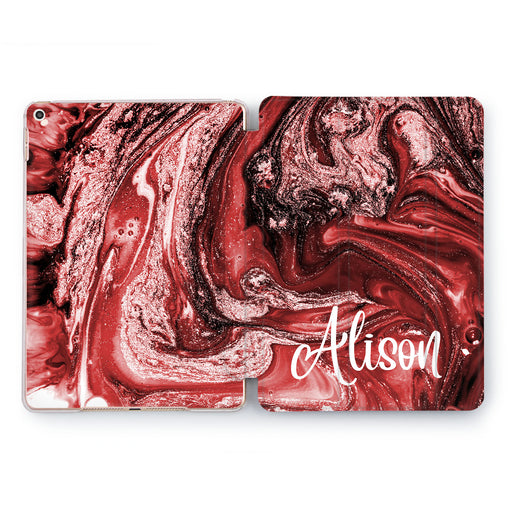 Lex Altern Red Magma Case for your Apple tablet.
