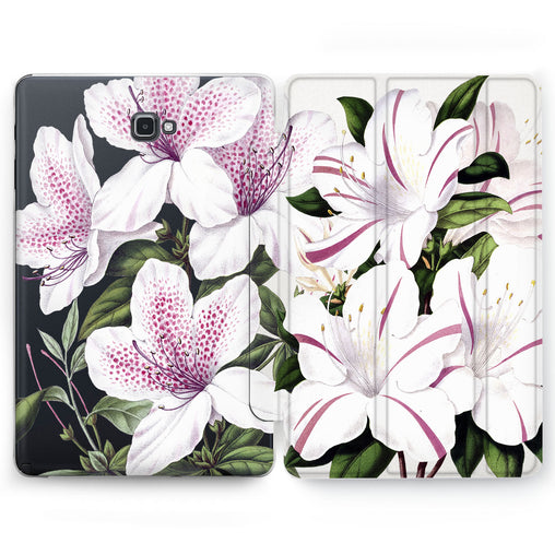 Lex Altern Purple Lily Case for your Samsung Galaxy tablet.
