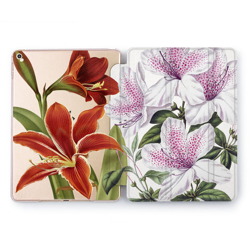 Lex Altern Red Lily Case for your Apple tablet.