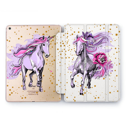 Lex Altern Purple Unicorn Case for your Apple tablet.