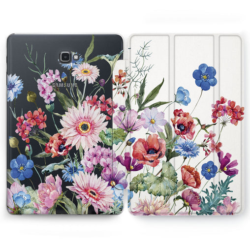 Lex Altern Colorful Wildflowers Case for your Samsung Galaxy tablet.