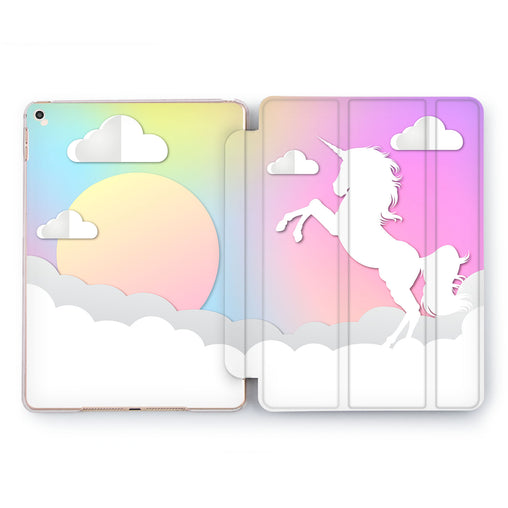 Lex Altern Unicorn Sunshine Case for your Apple tablet.