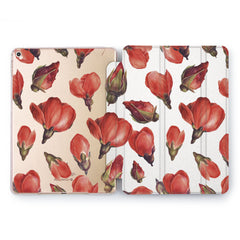 Lex Altern Poppies Pattern Case for your Apple tablet.