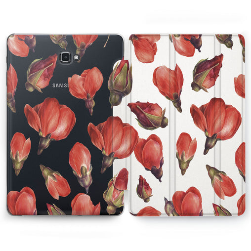 Lex Altern Poppies Pattern Case for your Samsung Galaxy tablet.