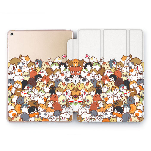 Lex Altern Cat Bunch Case for your Apple tablet.