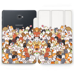 Lex Altern Cat Bunch Case for your Samsung Galaxy tablet.