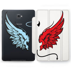 Lex Altern Devil and Angel Case for your Samsung Galaxy tablet.